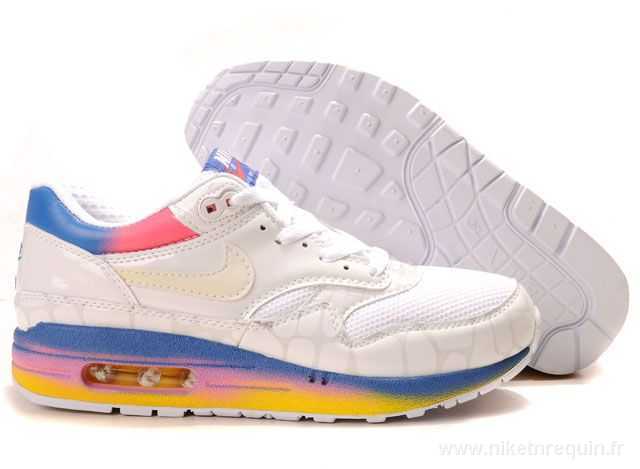 Marine Et Blanc Air Max 87 Chaussures